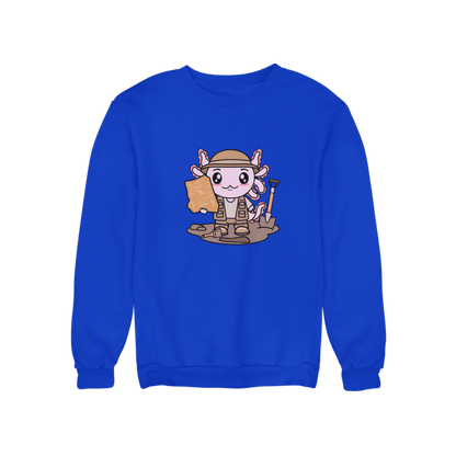 Sudadera Axolotzin Arqueologo Ajolote Unisex