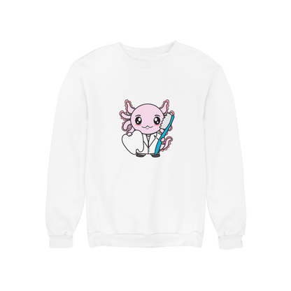 Sudadera Axolotzin Dentista Ajolote Unisex