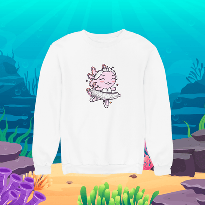Sudadera Axolotzin Bailarina De Ballet Ajolote Unisex