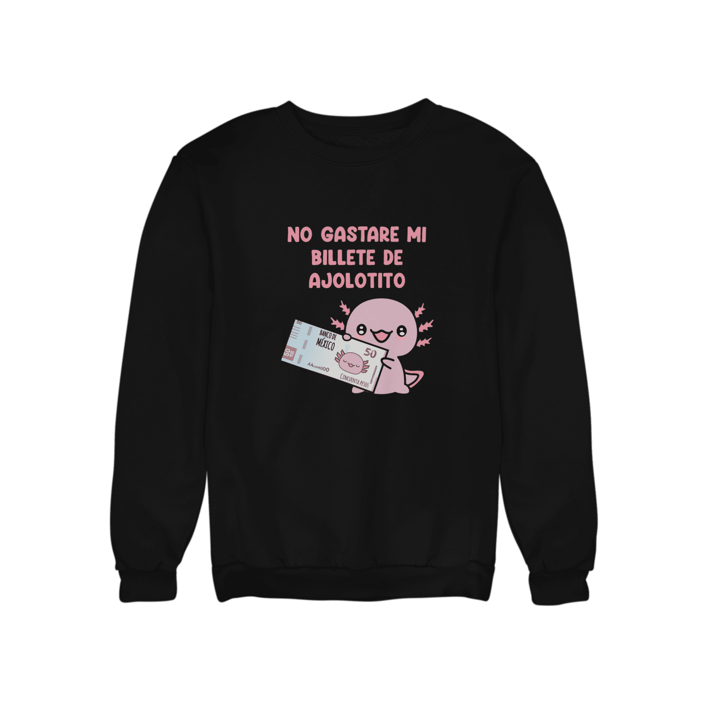 Sudadera Ajolote Billete Xo The Monster Unisex