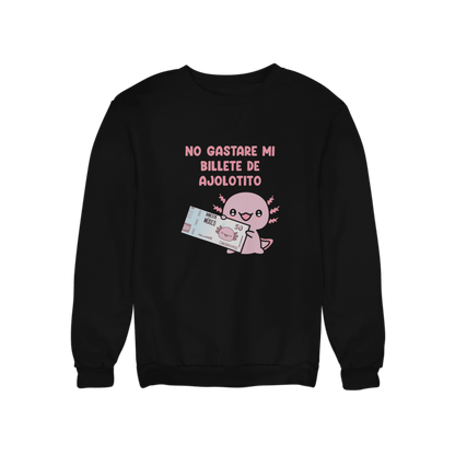 Sudadera Ajolote Billete Xo The Monster Unisex