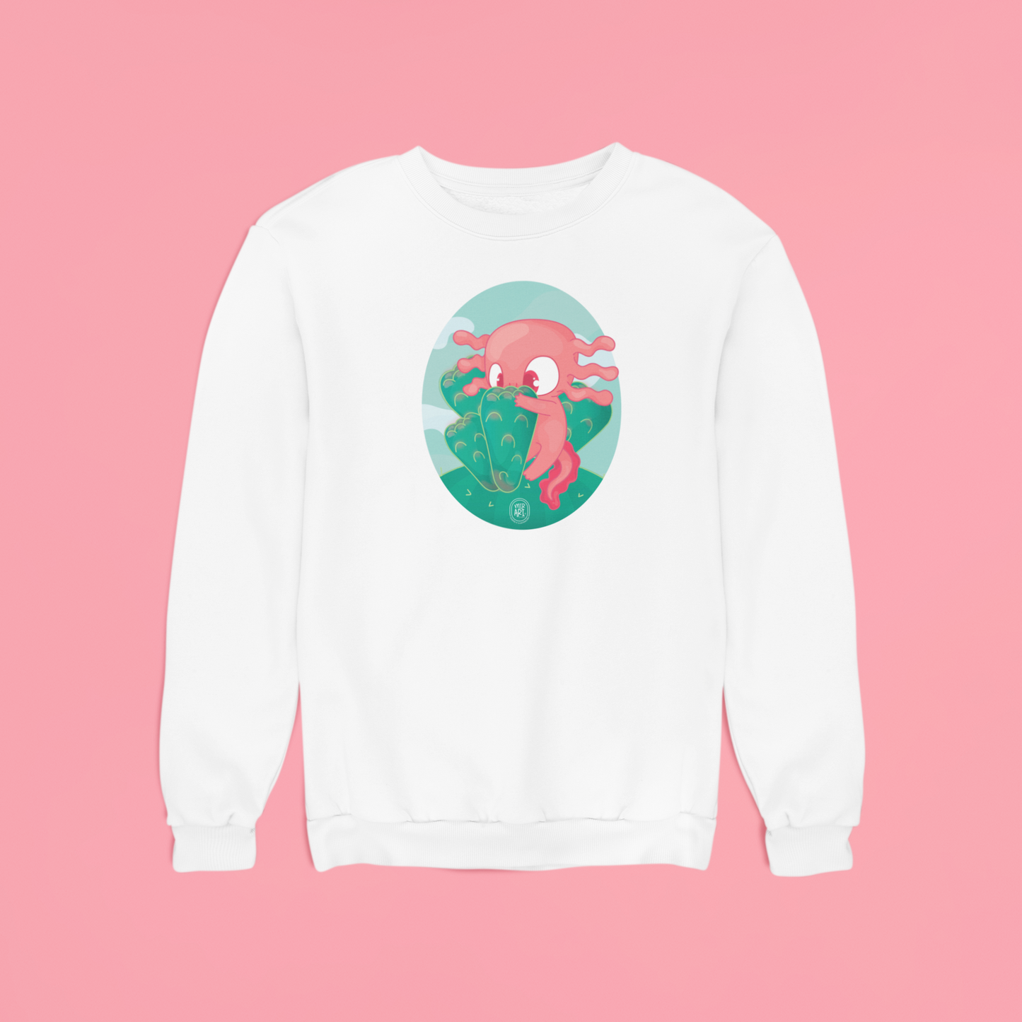 Sudadera Ajolotito Nopalito Mirari Chan