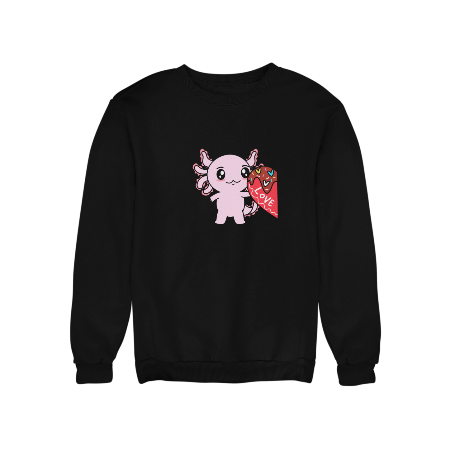 Sudadera Axolotzin Love You Ajolote Unisex
