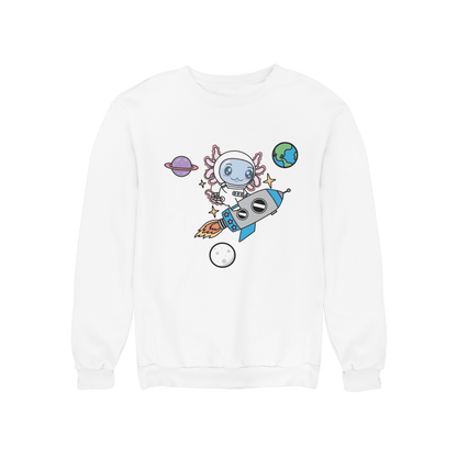 Sudadera Axolotzin Cohete Ajolote Unisex
