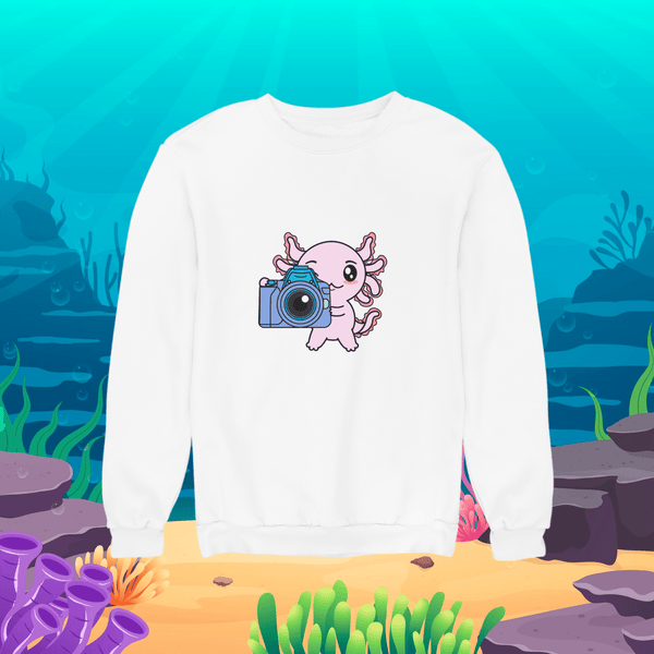 Sudadera Axolotzin Fotografo Ajolote Unisex