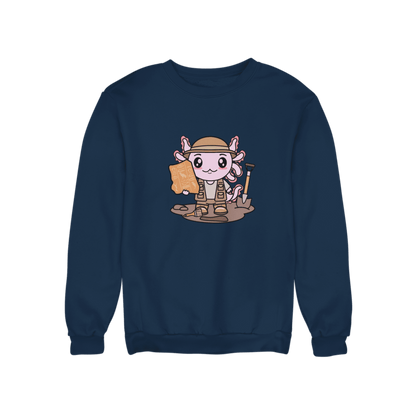 Sudadera Axolotzin Arqueologo Ajolote Unisex