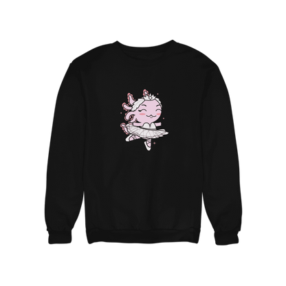 Sudadera Axolotzin Bailarina De Ballet Ajolote Unisex
