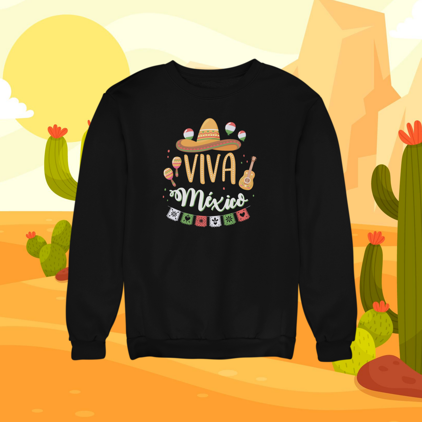 Sudadera Viva México Viva UNISEX