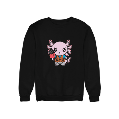 Sudadera Axolotzin Reportero Ajolote Unisex