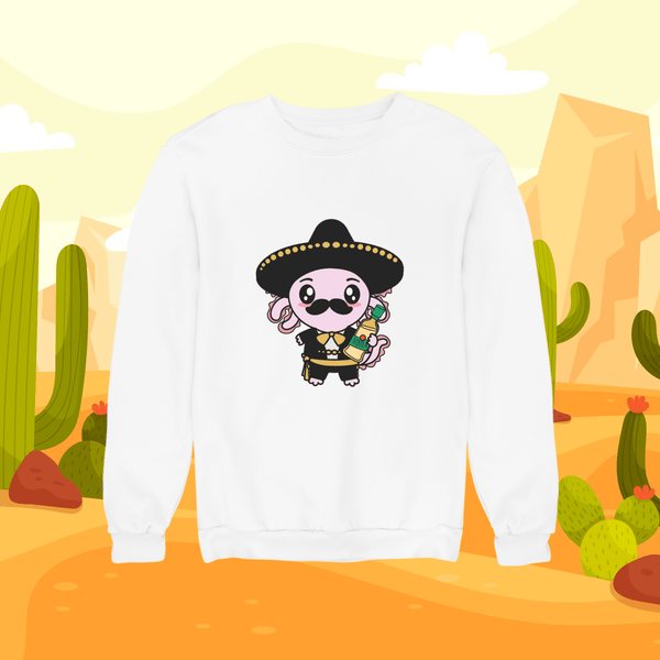 Sudadera Axolotzin Mariachi Ajolote Unisex