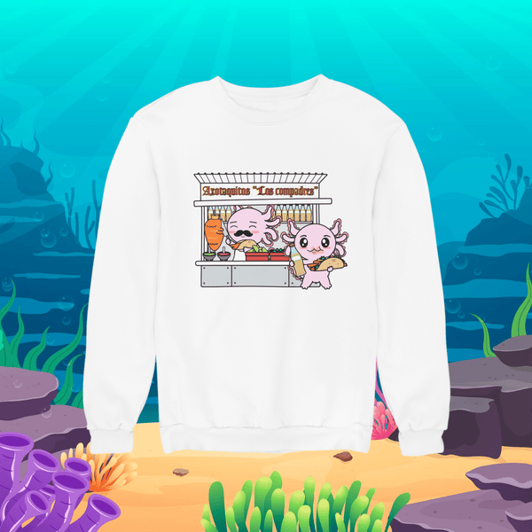 Sudadera Axolotzin Puesto De Tacos Ajolote Unisex