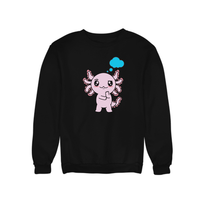Sudadera Axolotzin Pensando Ajolote Unisex