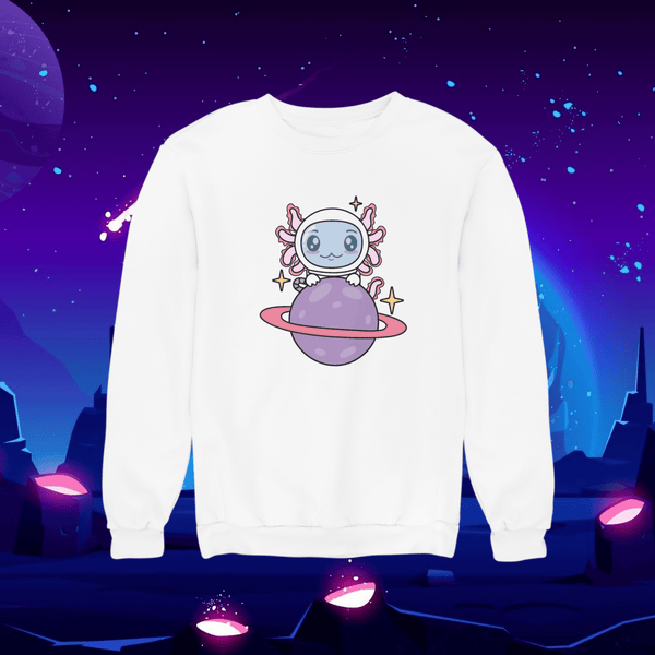 Sudadera Axolotzin Planeta Ajolote Unisex