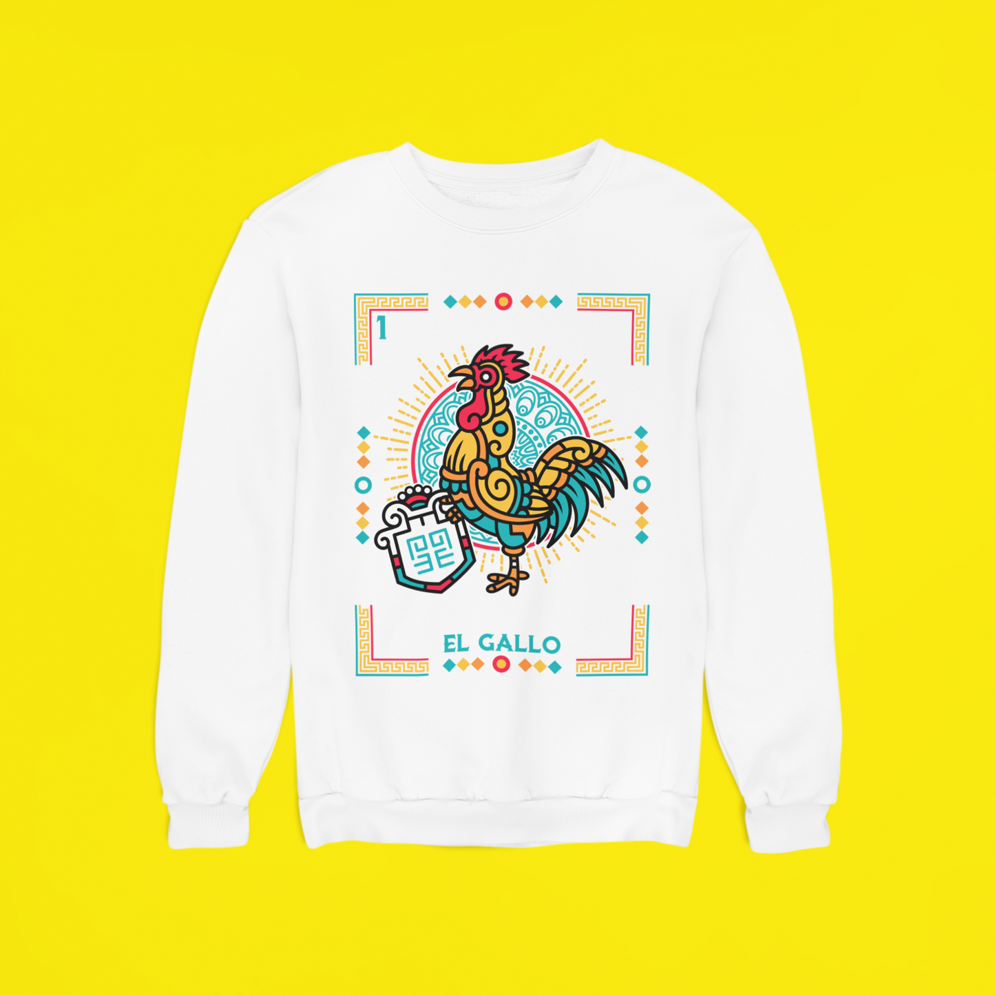 Sudadera Loteria Gallo UNISEX