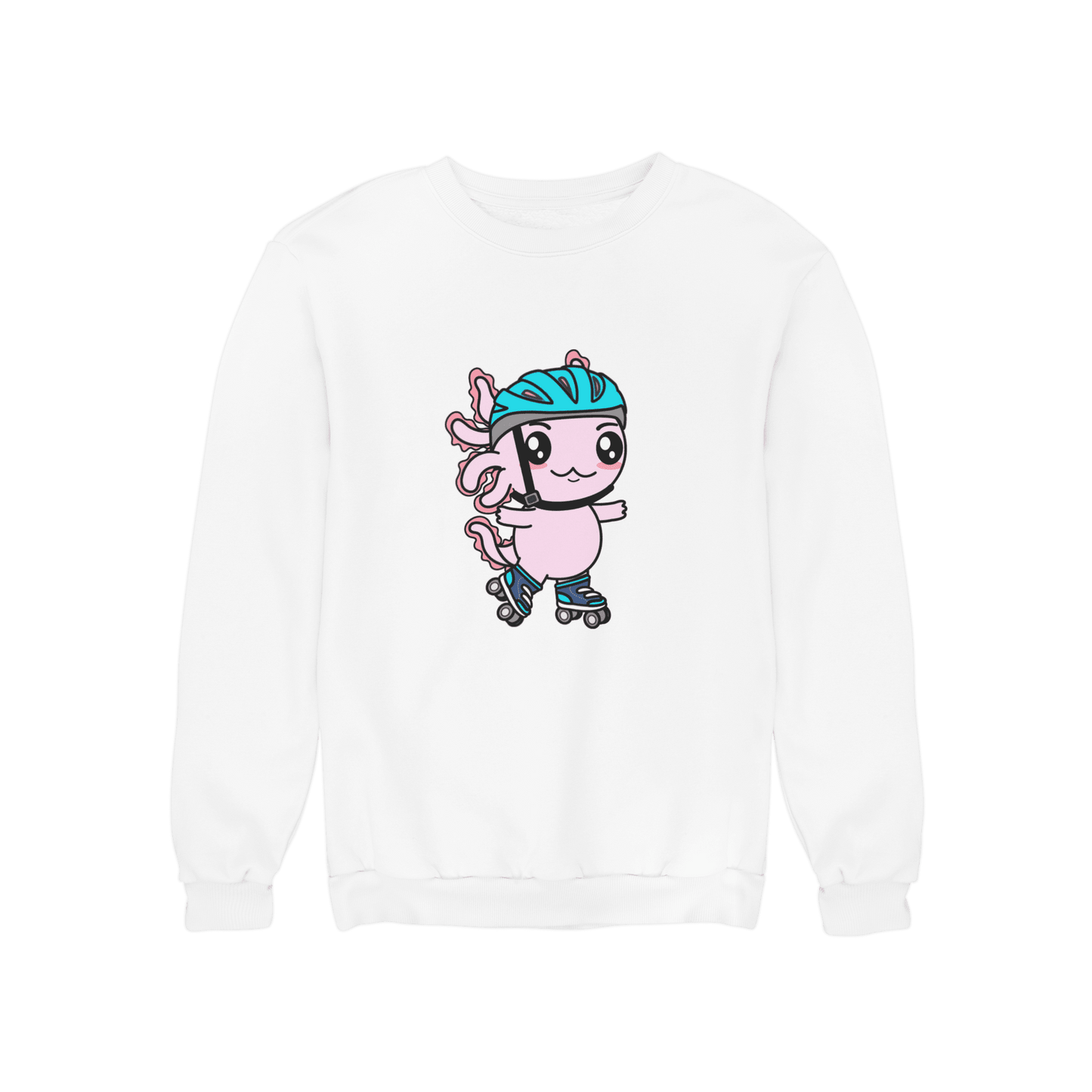 Sudadera Axolotzin Patinador Ajolote Unisex