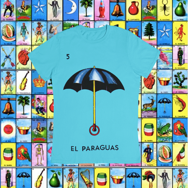 Playera Loteria El Paraguas Adulto E Infantil