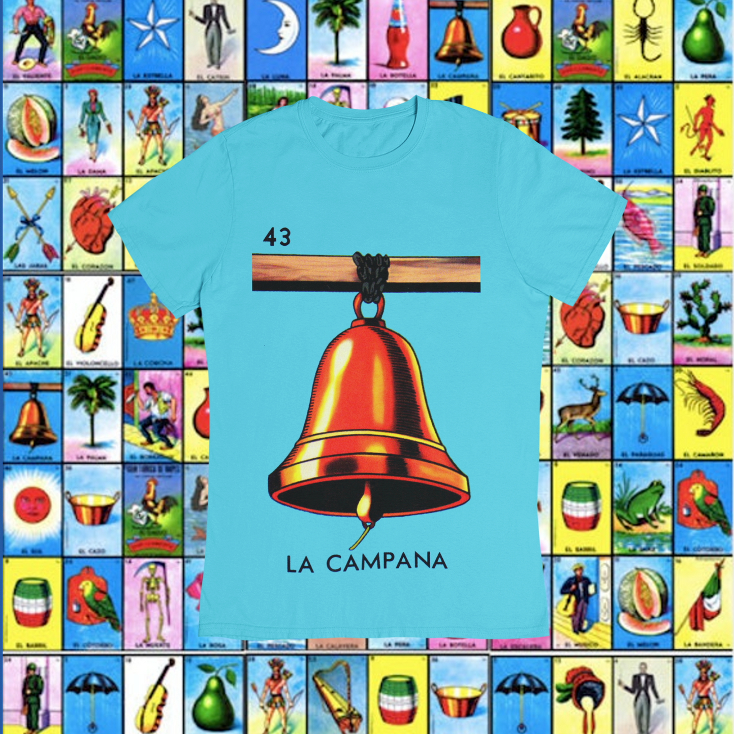 Playera Loteria La Campana Adulto E Infantil