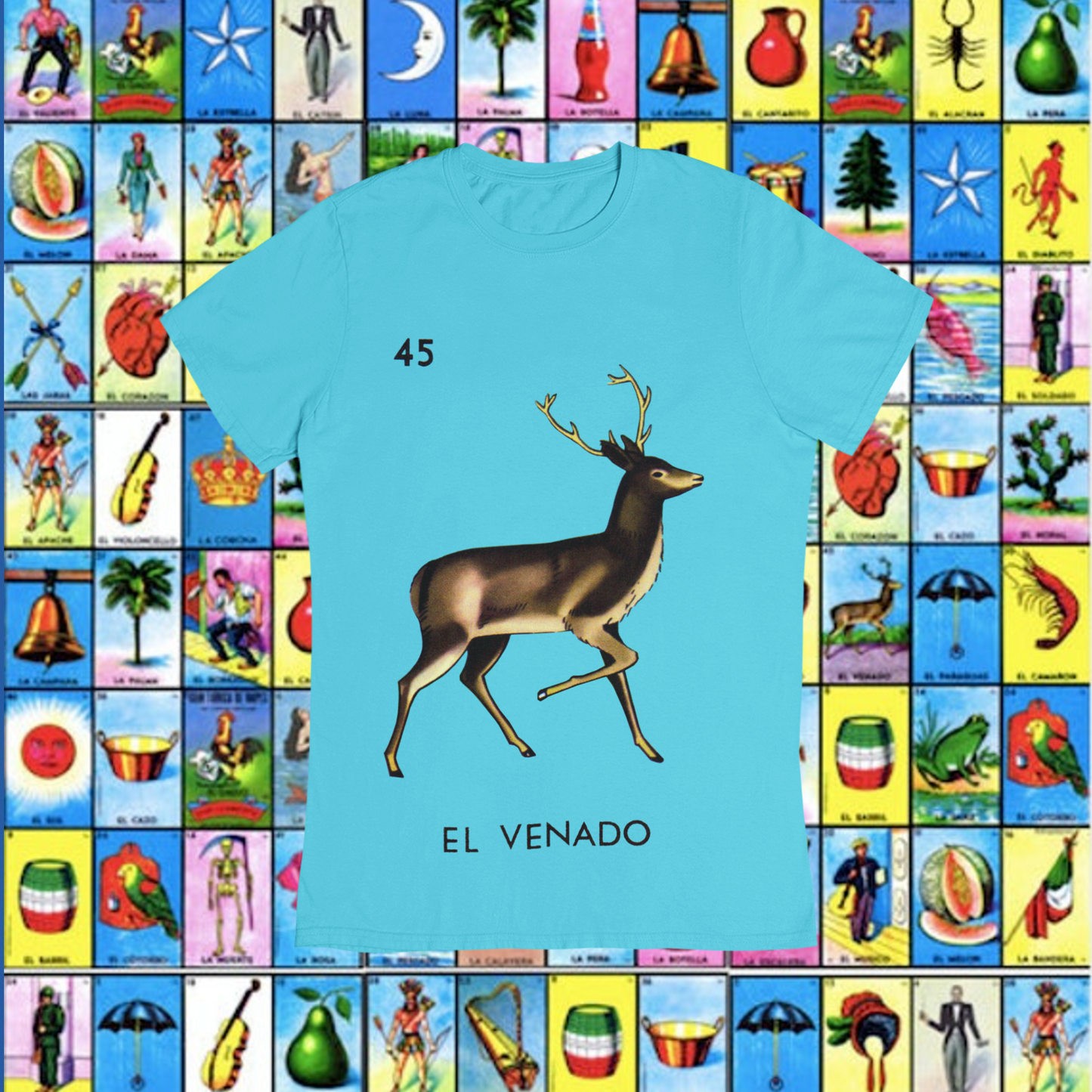 Playera Loteria El Venado Adulto E Infantil