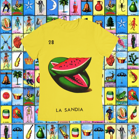 Playera Loteria La Sandia Adulto E Infantil