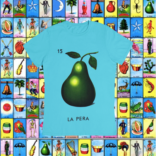 Playera Loteria La Pera Adulto E Infantil