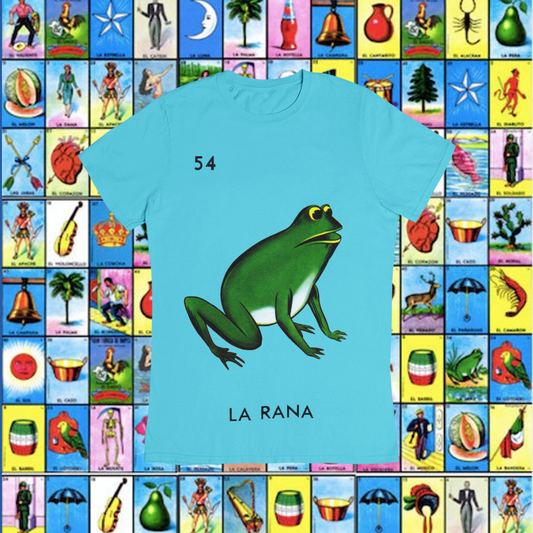 Playera Loteria La Rana Adulto E Infantil
