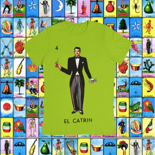 Playera Loteria El Catrin Adulto E Infantil