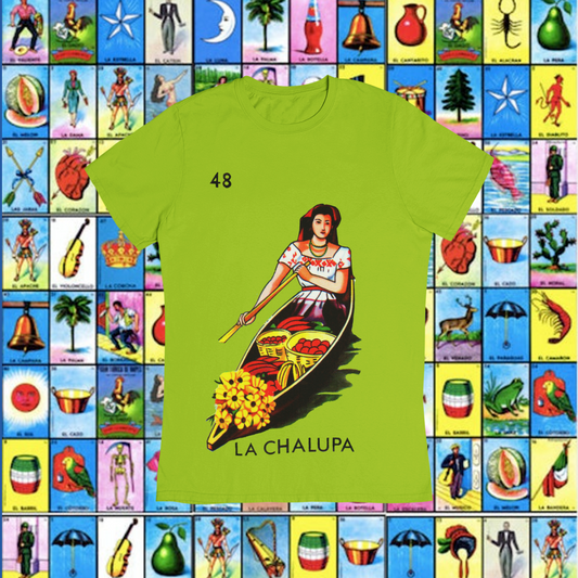 Playera Loteria La Chalupa Adulto E Infantil