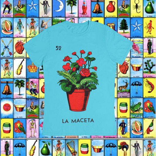 Playera Loteria La Maceta Adulto E Infantil