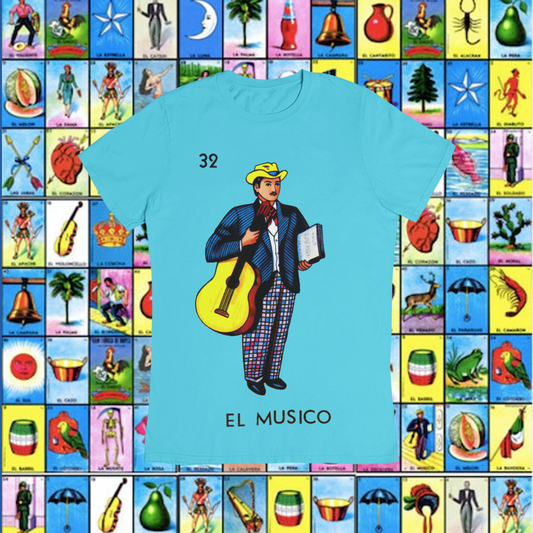 Playera Loteria El Musico Adulto E Infantil