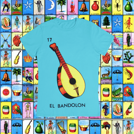 Playera Loteria El Bandolon Adulto E Infantil