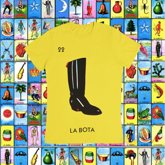 Playera Loteria La Bota Adulto E Infantil