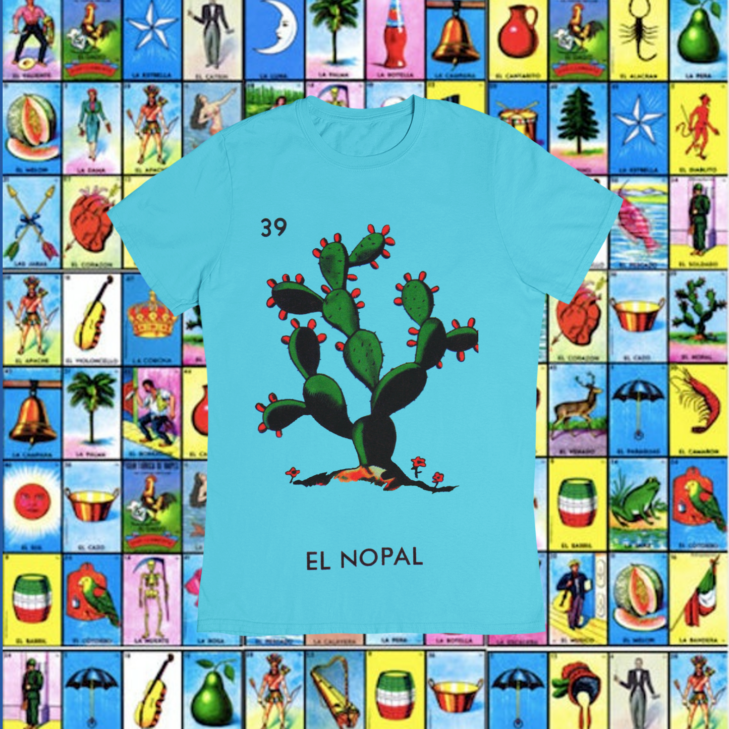Playera Loteria El Nopal Adulto E Infantil