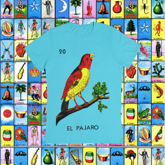 Playera Loteria El Pajaro Adulto E Infantil