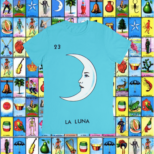 Playera Loteria La Luna Adulto E Infantil
