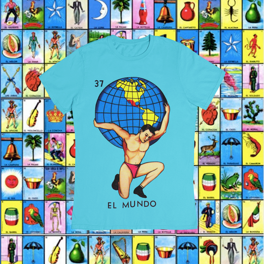 Playera Loteria El Mundo Adulto E Infantil