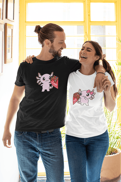 Playera Axolotzin Love You Ajolote Adulto